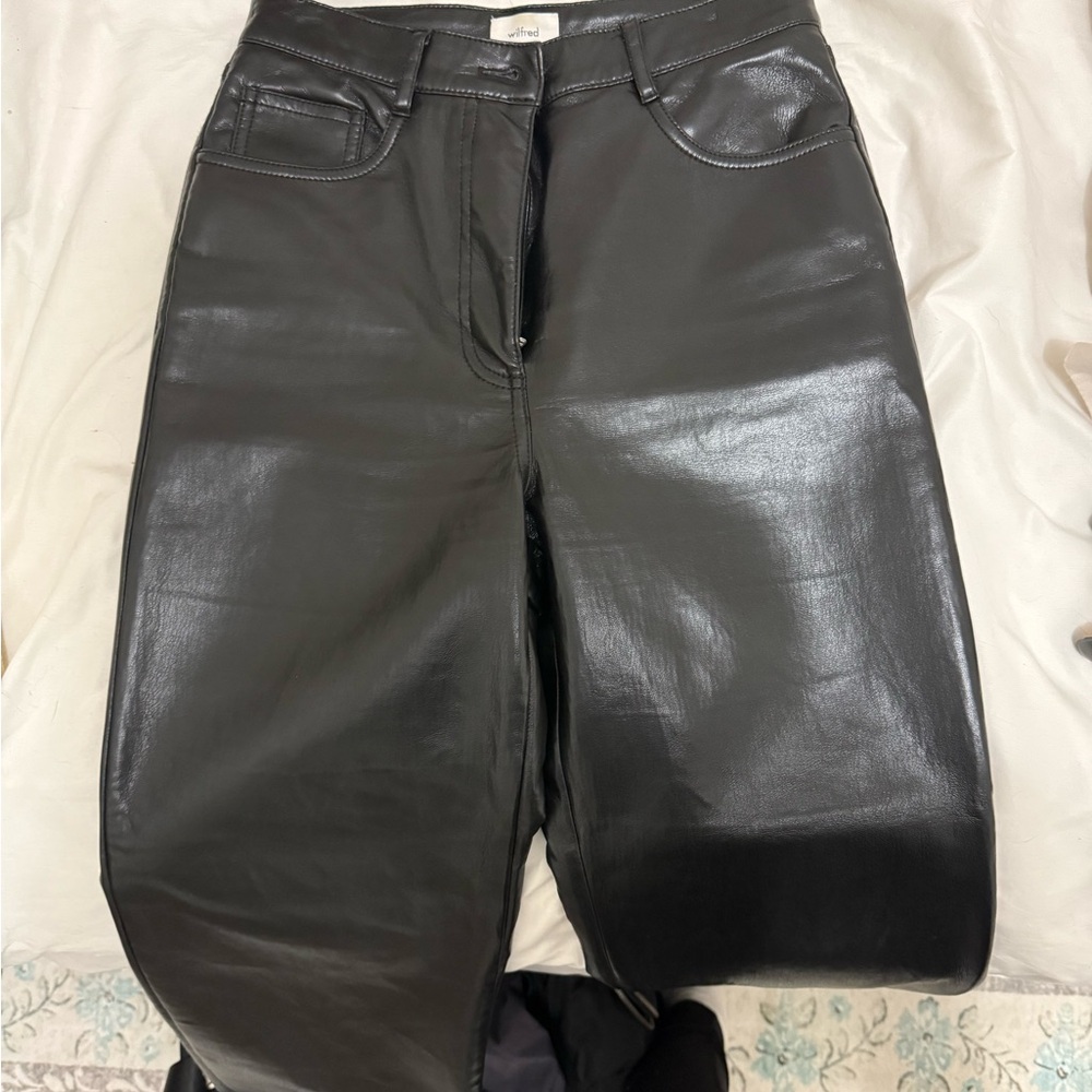 Black Leather Pants